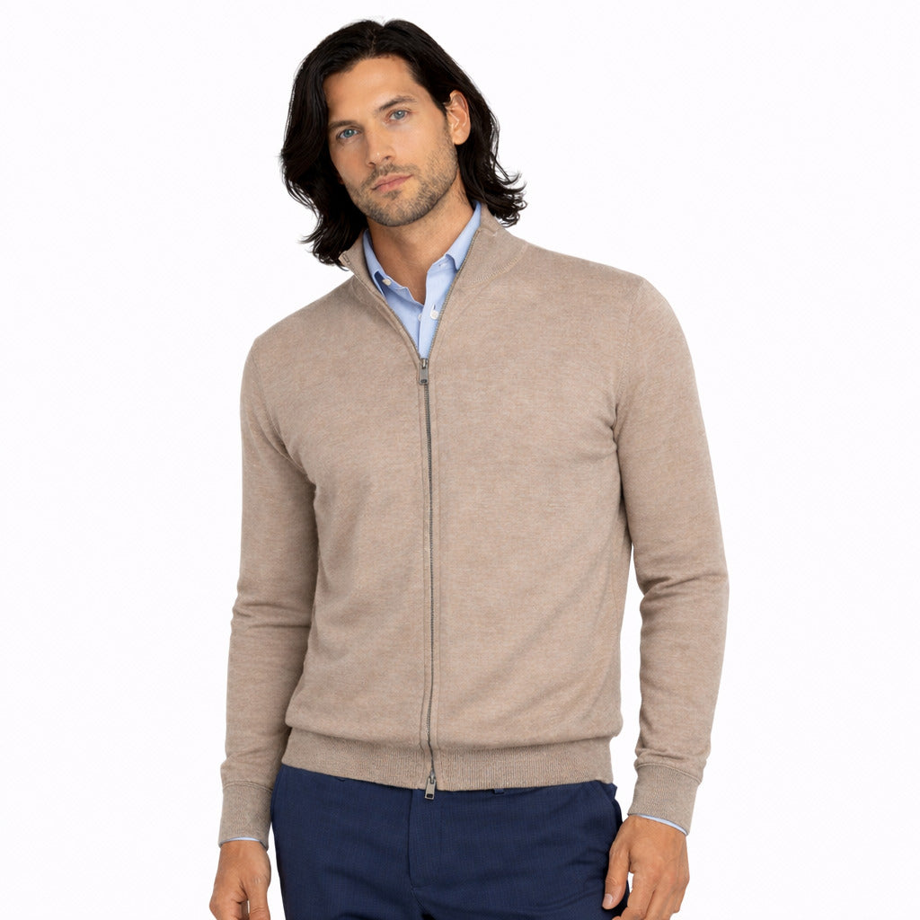 Bagutta Finezza 16 Cashmere Cardigan in Grey