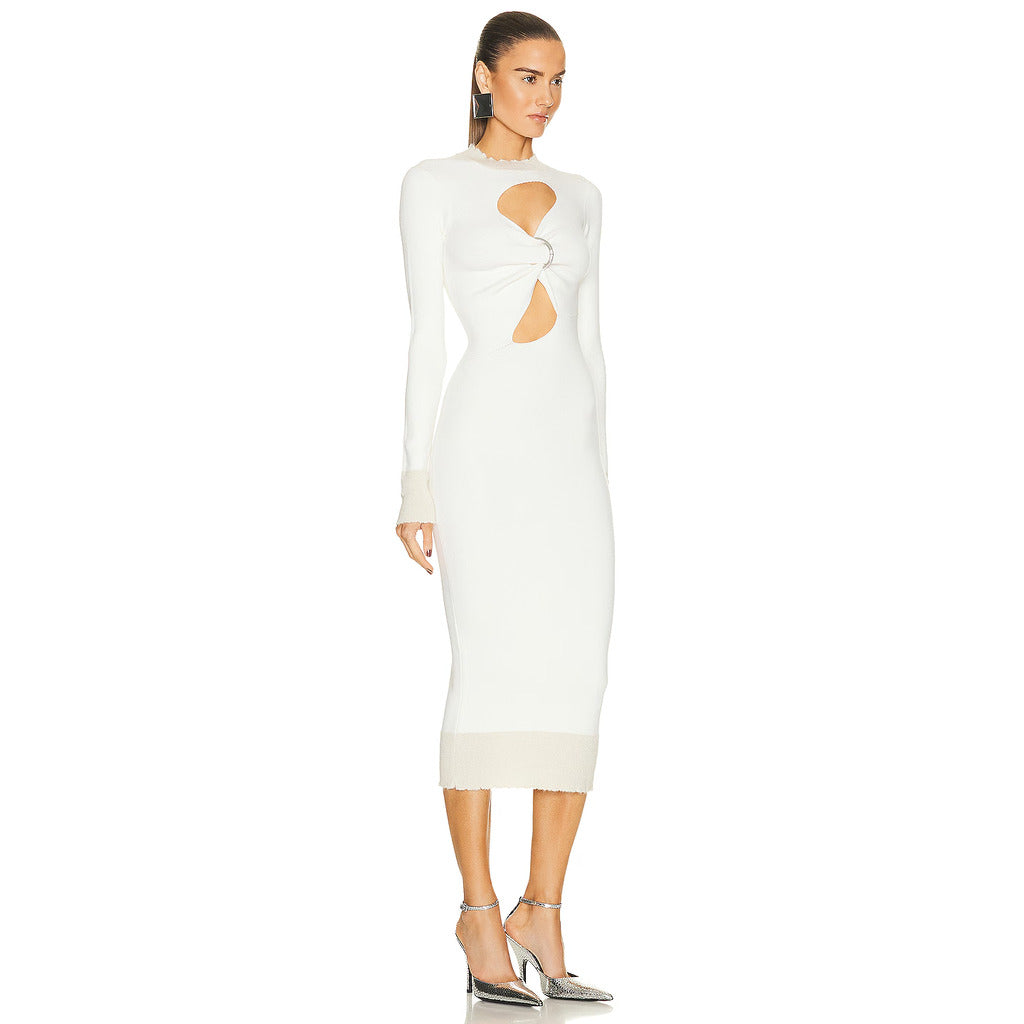 The Attico White Dress