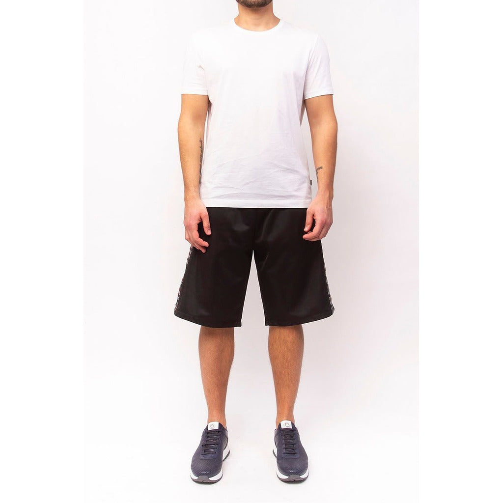Bikkembergs – C111880_M4109-C74 Technical Shorts – front view worn with white T-shirt