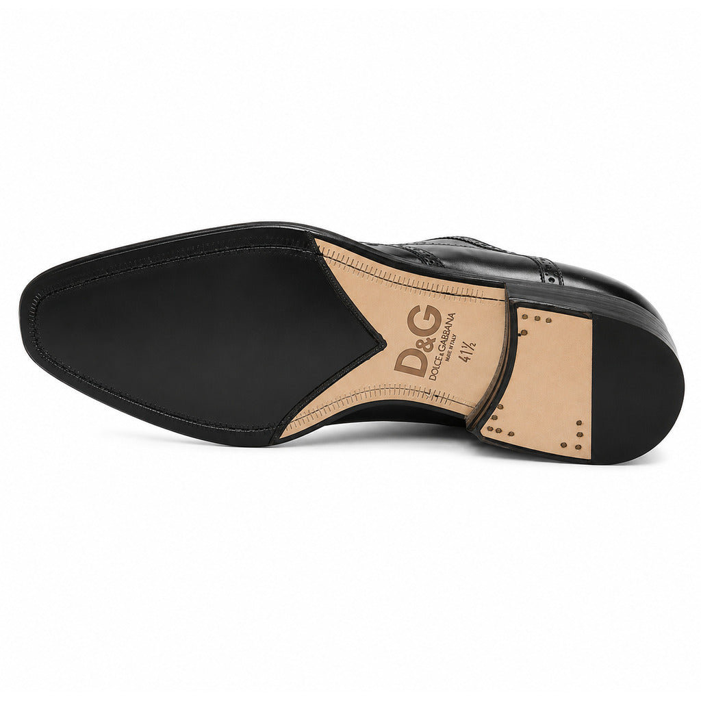 D&G - derby spazzolato bicolore