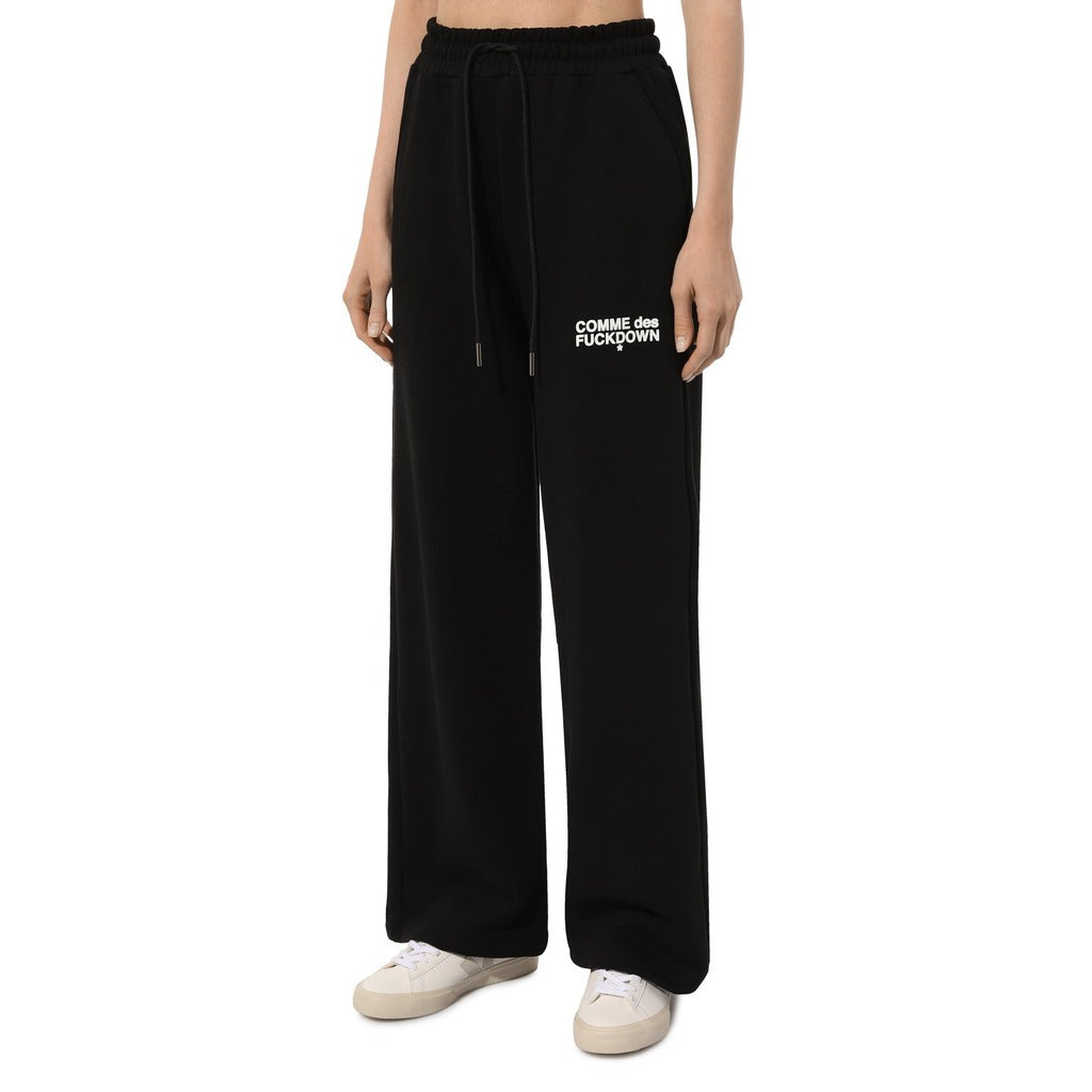 comme des fuckdown - pantaloni palazzo beige
