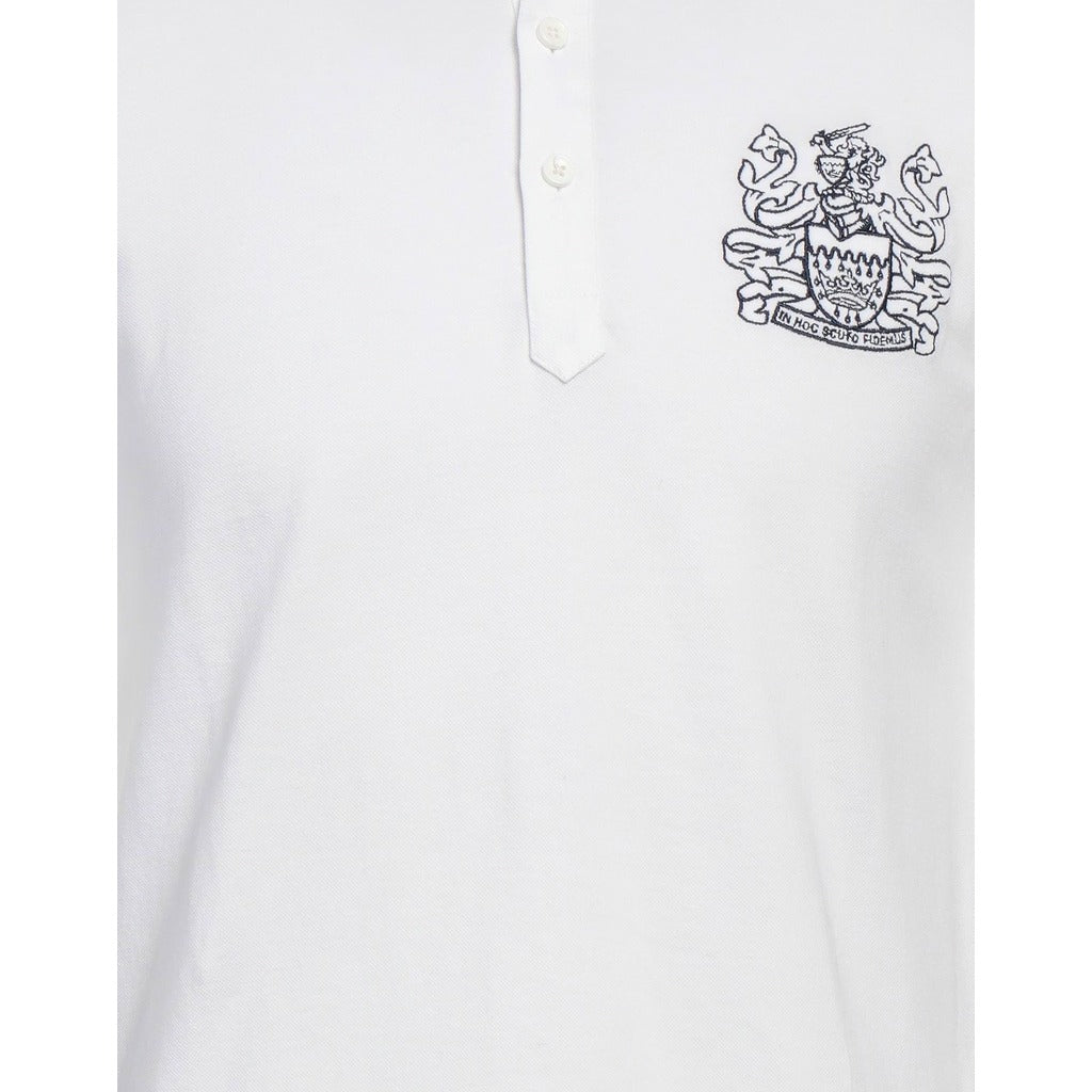 Aquascutum white polo shirt, closer product view