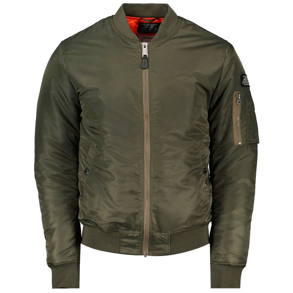 schott nyc - airforce jacket marrone