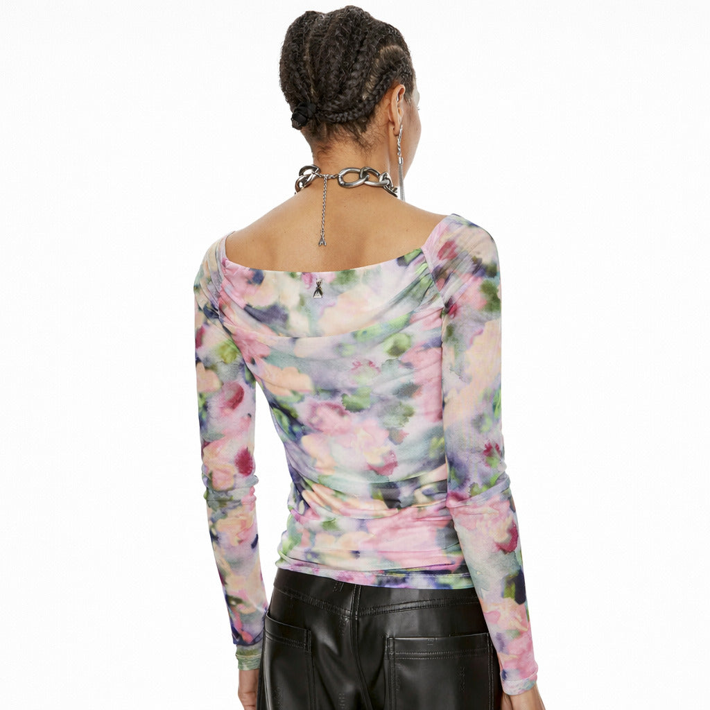 Patrizia Pepe Multicolor Long-Sleeve T-Shirt