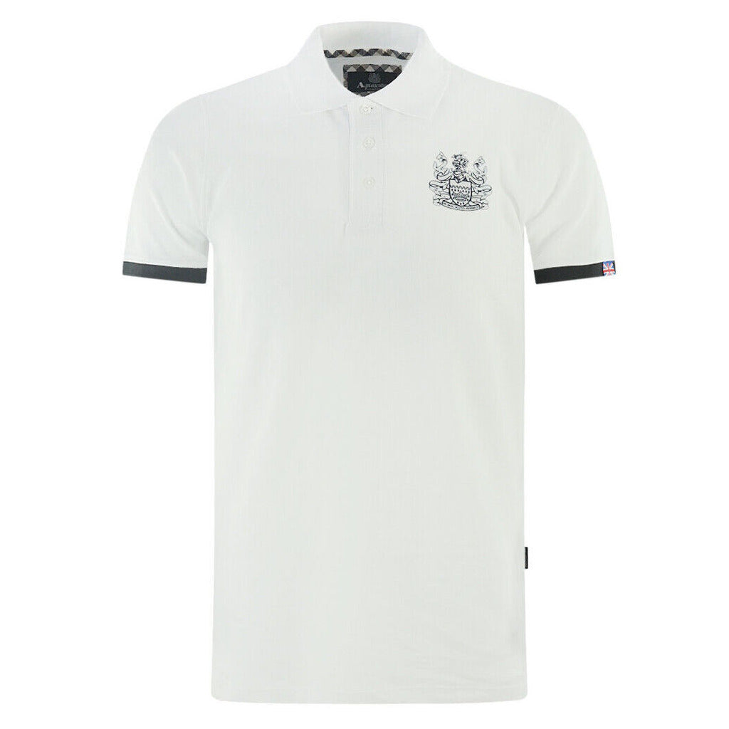 Aquascutum white polo shirt, main product view