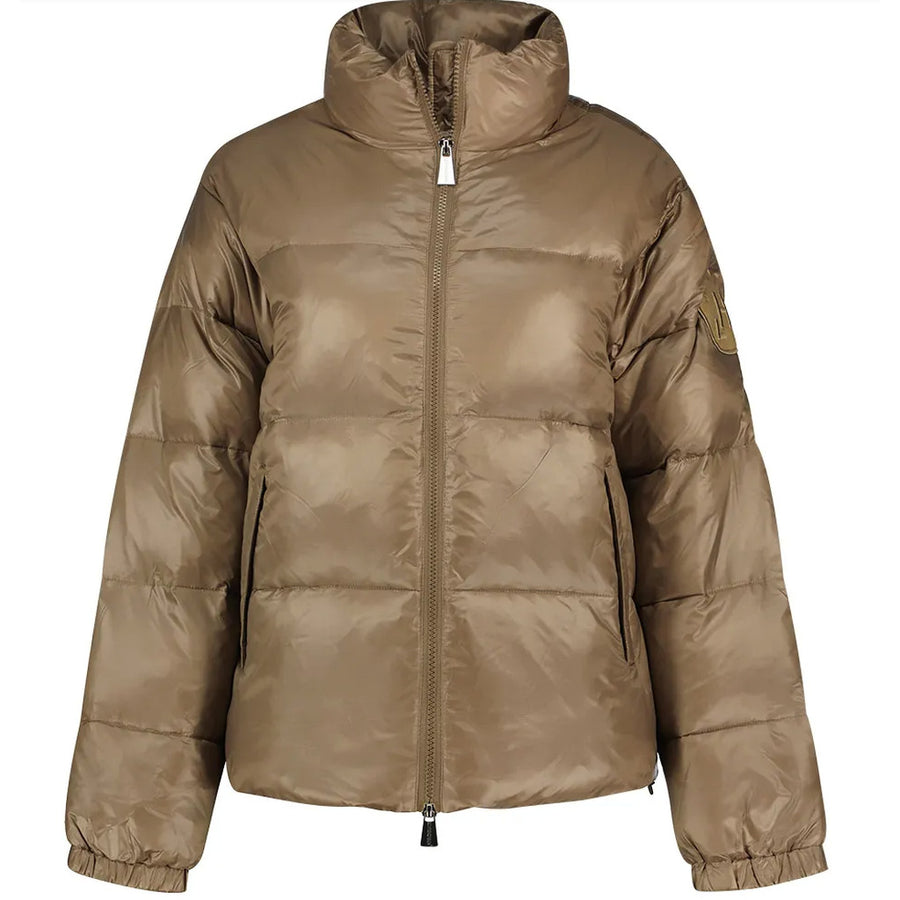 Hinnominate Nylon Down Jacket in Beige