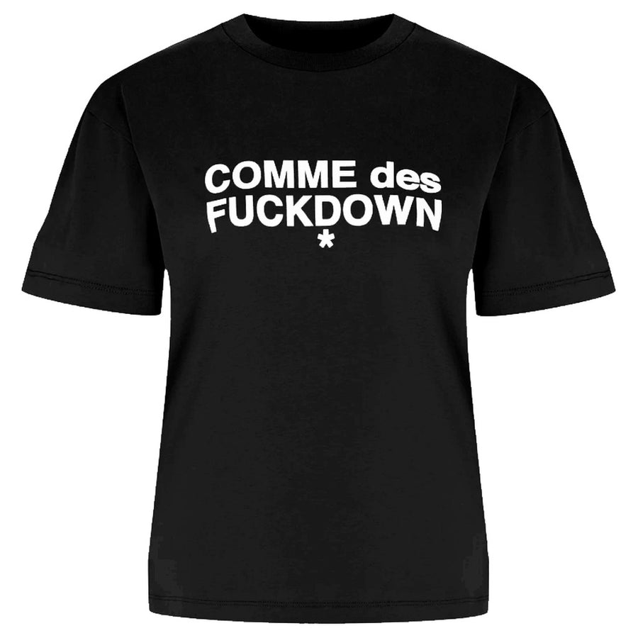 Comme Des Fuckdown Logo Print T-Shirt