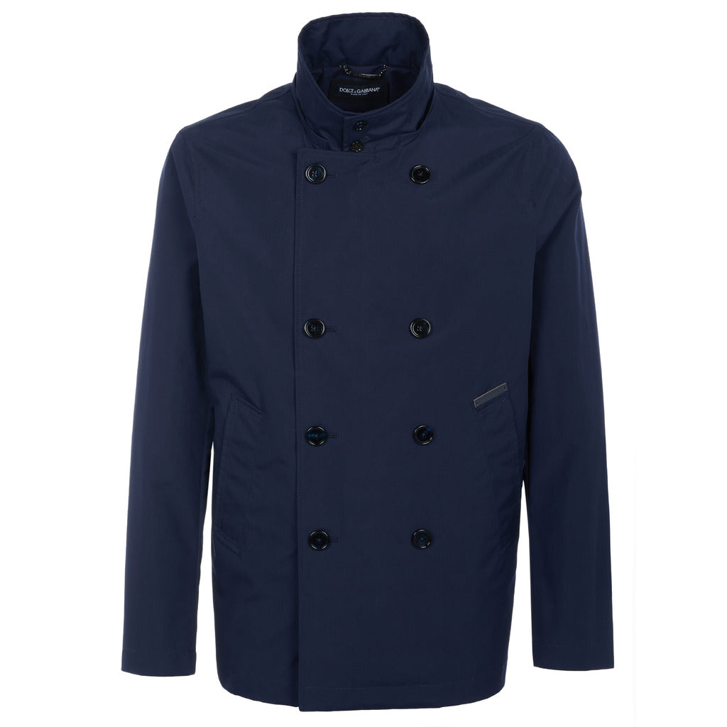 dolce & gabbana - giubbotto double face navy