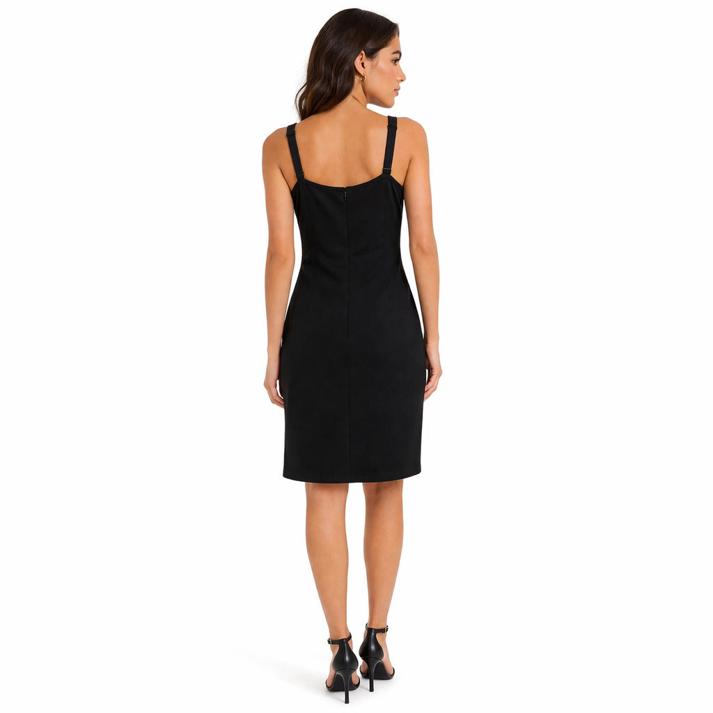 Dolce & Gabbana – black sheath dress – back view on a model