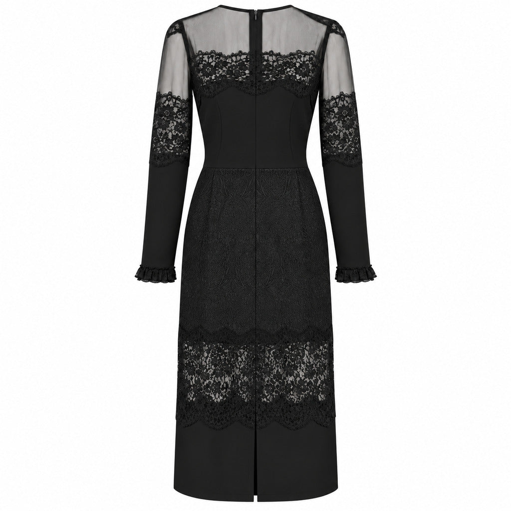 dolce & gabbana - abito lungo in pizzo