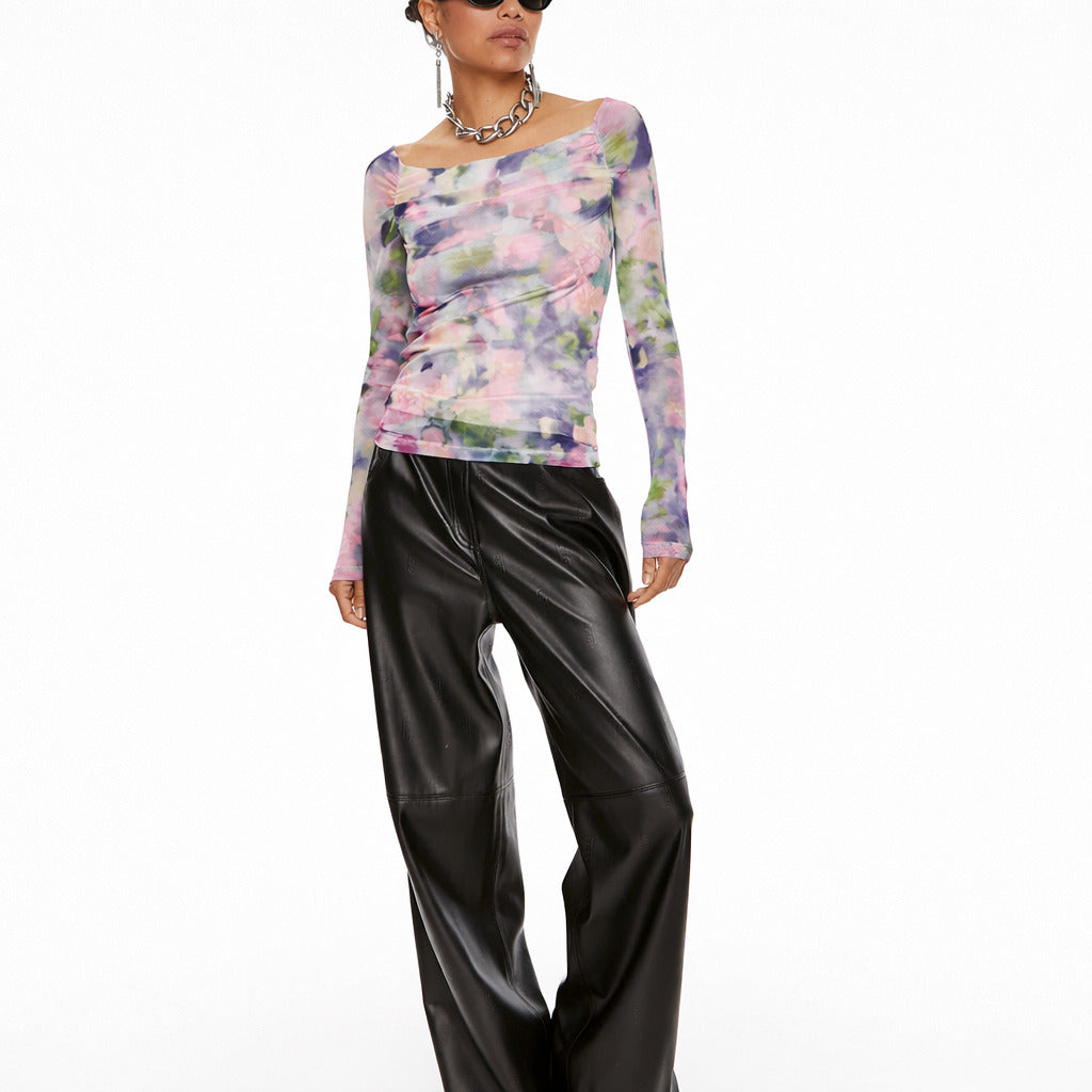 Patrizia Pepe Multicolor Long-Sleeve T-Shirt