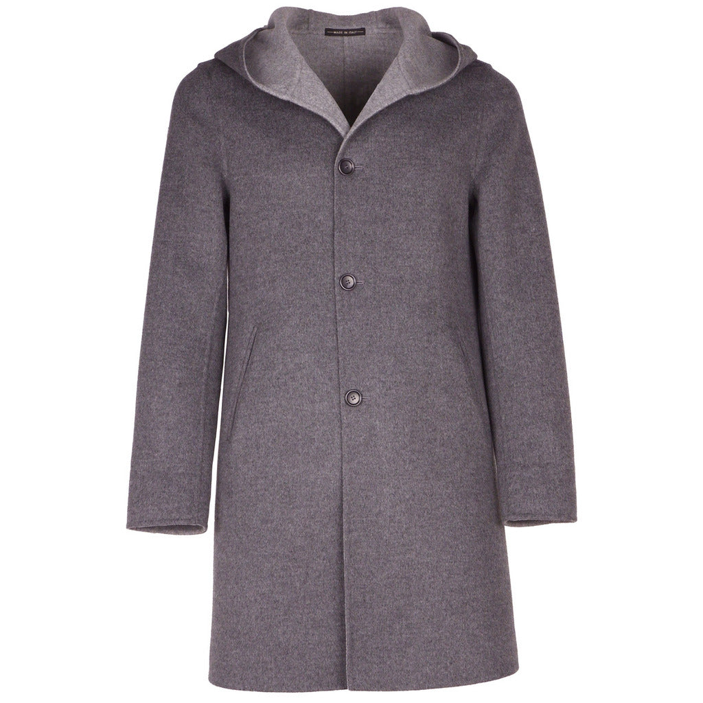 Loro Piana Tessuto – Fabric Capolavoro Parka – front view of gray coat