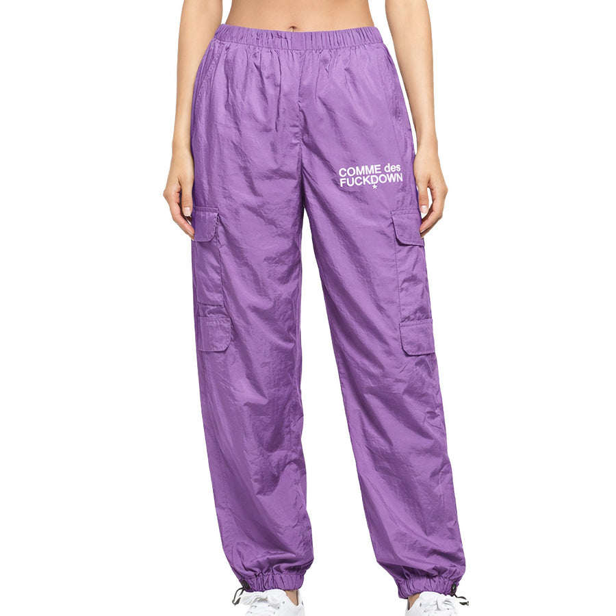 Comme Des Fuckdown Cargo Pants in Purple