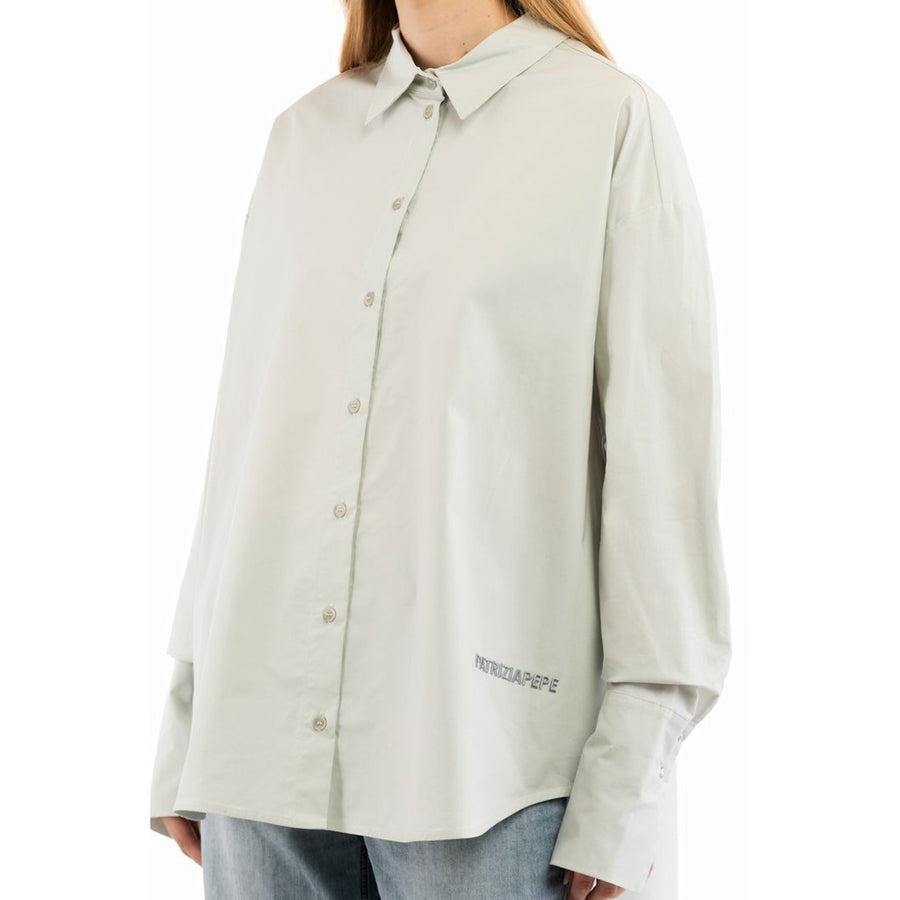 Patrizia Pepe Shirt in Metal Gray
