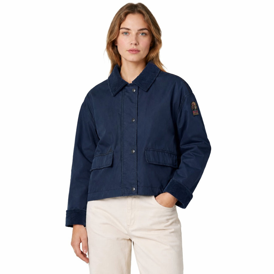 Parajumpers – Prin blue jacket – front view worn by model