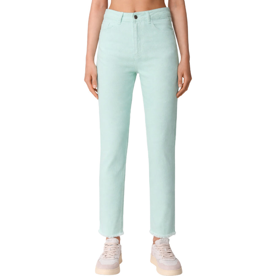 Hinnominate Jeans in Aqua Green Cotton
