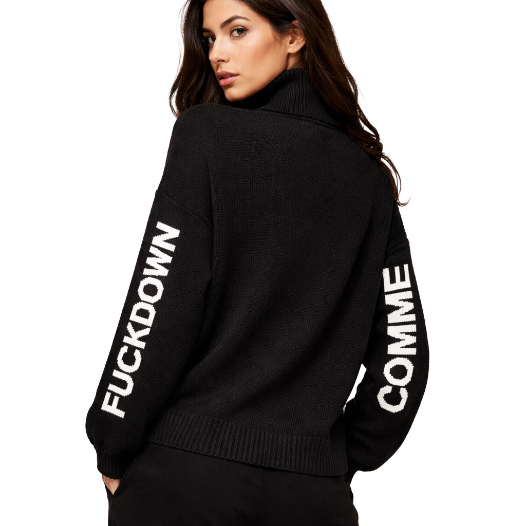Comme Des Fuckdown Dolce Vita High-Neck Jumper