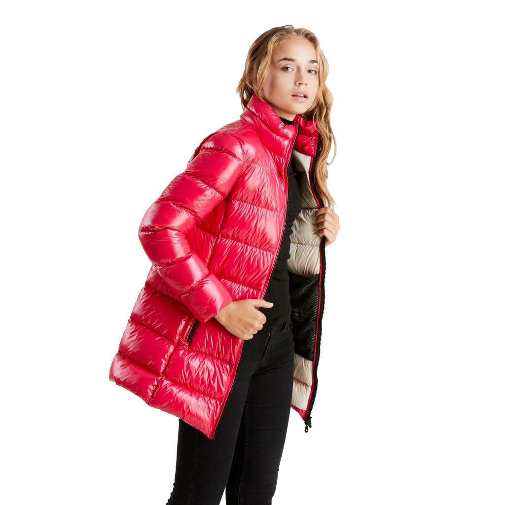 Refrigiwear Long Ellis fuchsia jacket, further view