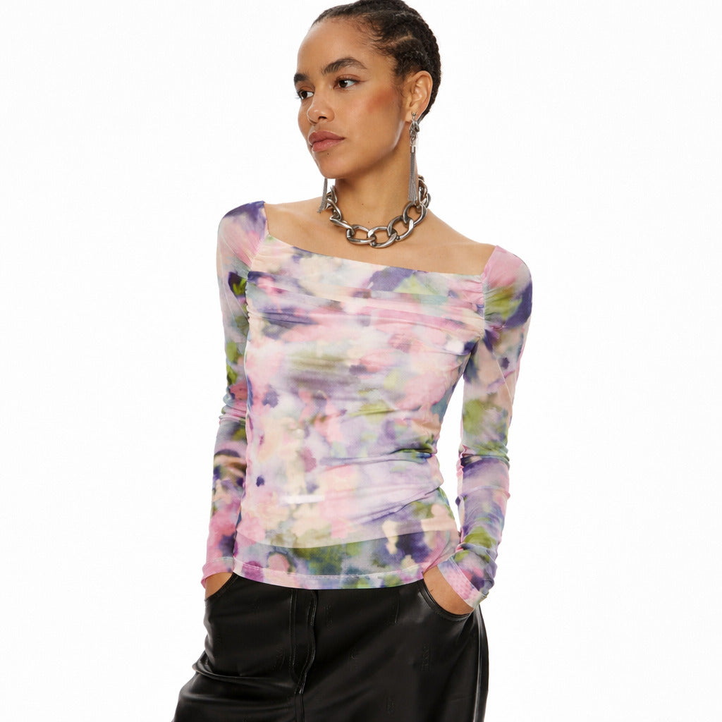 Patrizia Pepe Multicolor Long-Sleeve T-Shirt