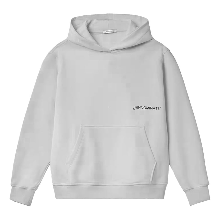 Hinnominate Hooded Sweatshirt in Grey Cotton