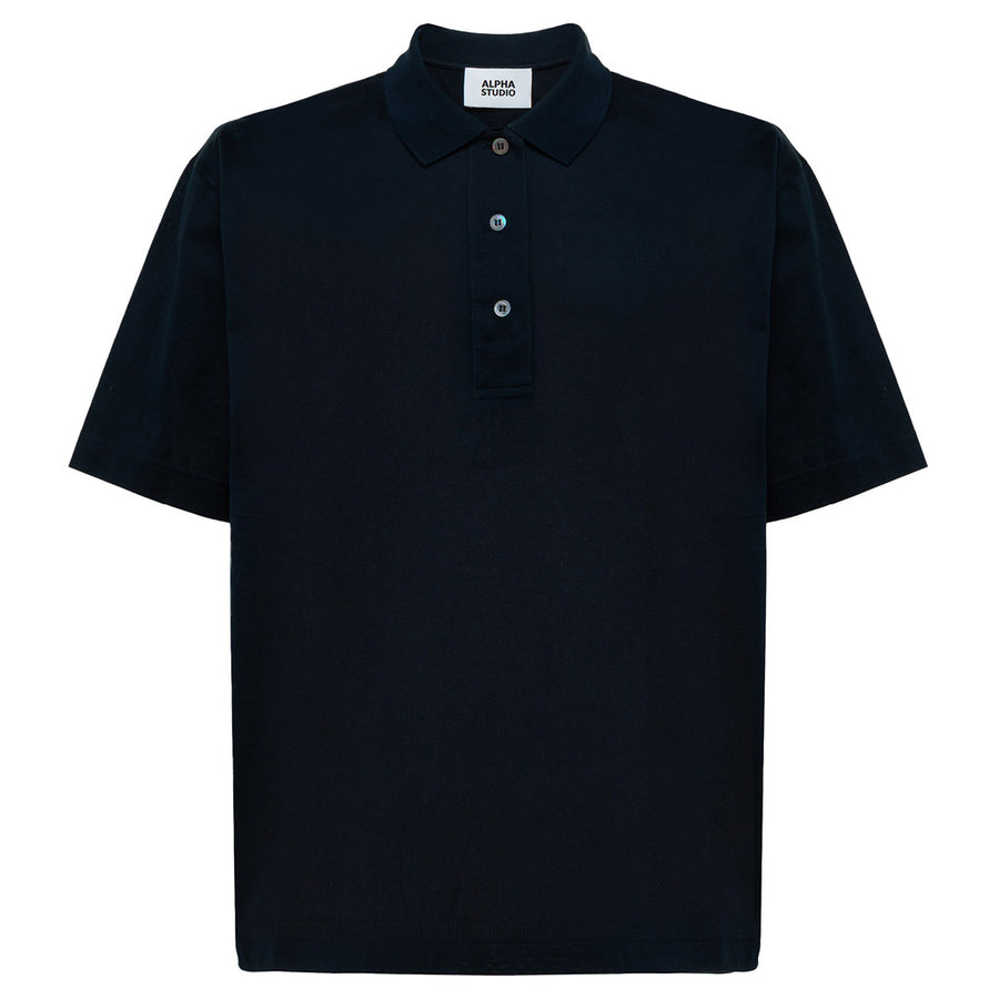 Alpha Studio Polo Shirt in Blue