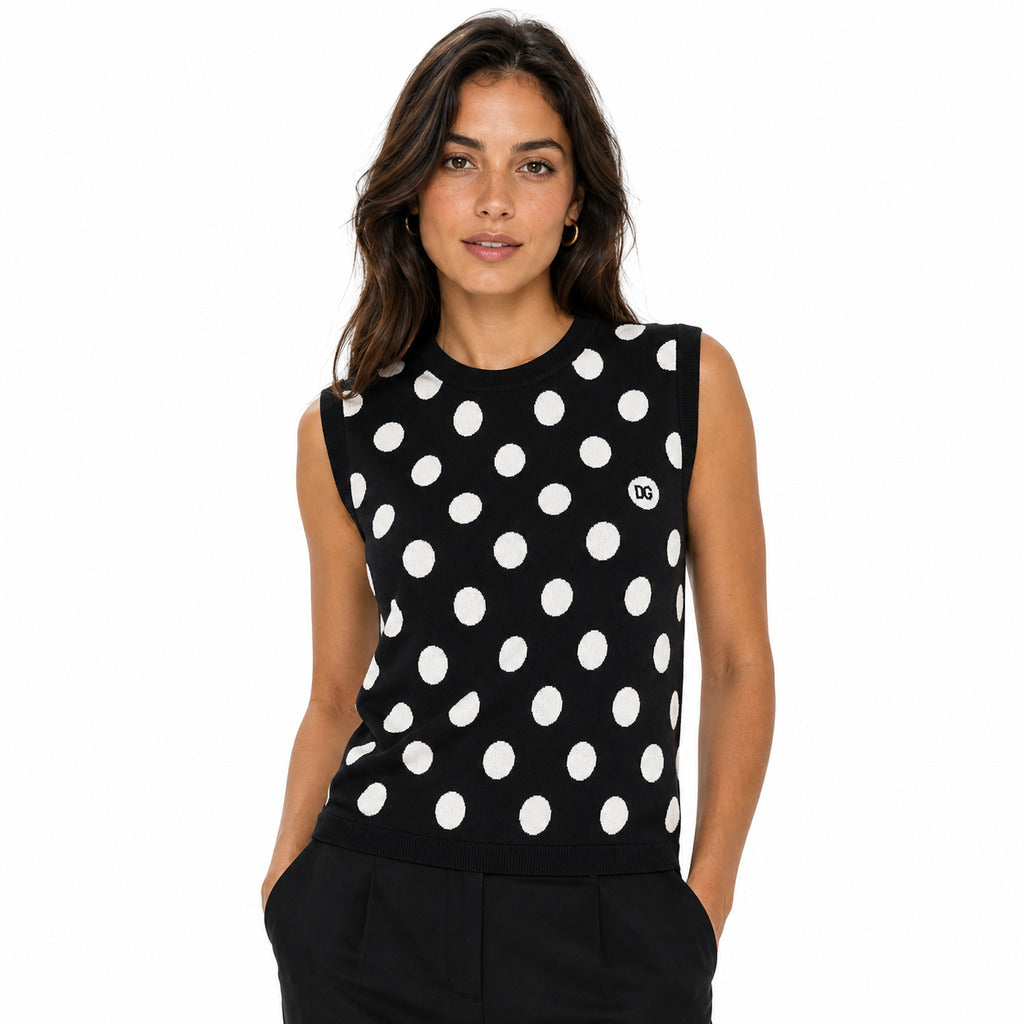 dolce & gabbana - top a pois