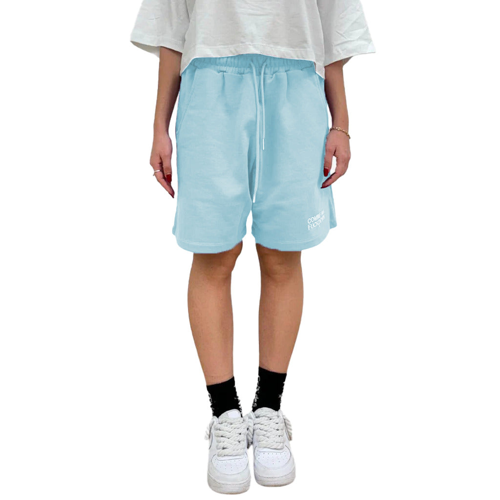 Comme Des Fuckdown Logo Embroidered Shorts