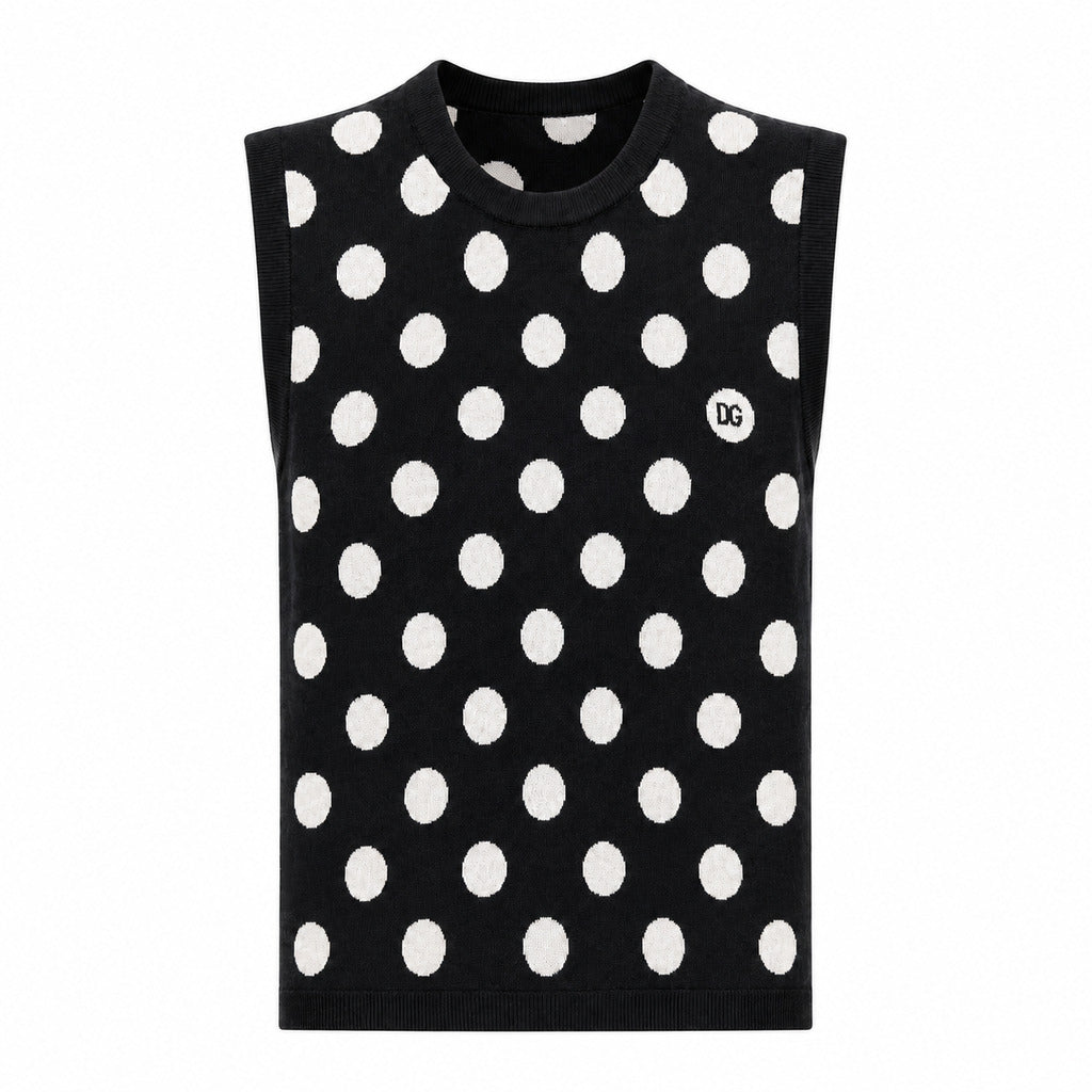 dolce & gabbana - top a pois