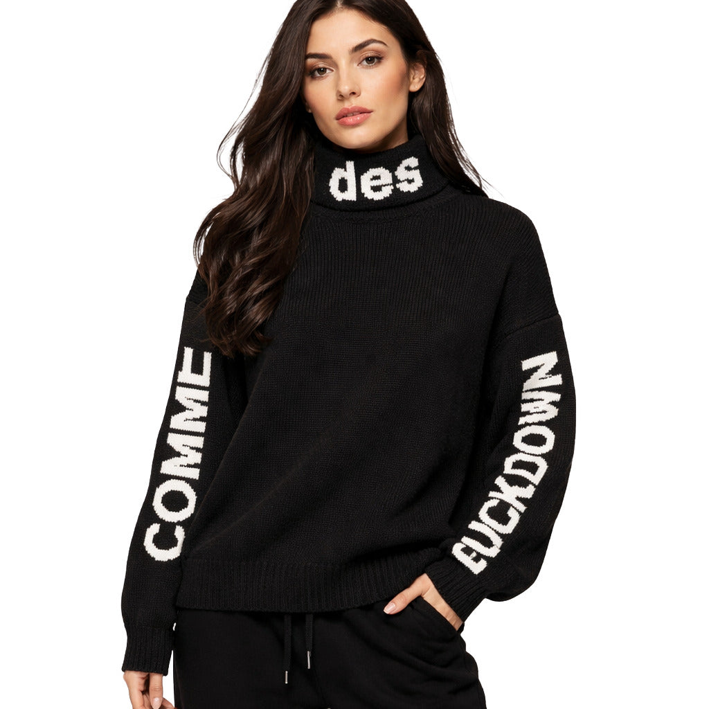 Comme Des Fuckdown Dolce Vita High-Neck Jumper