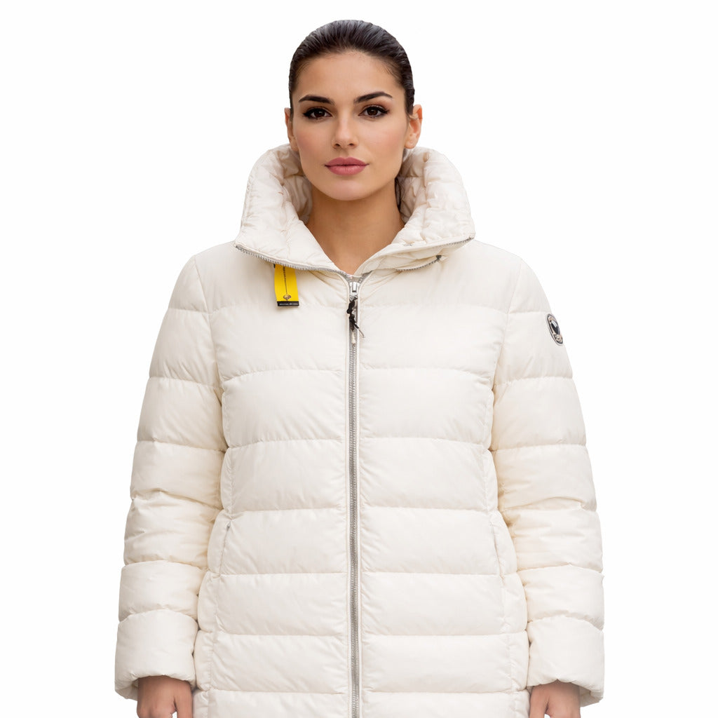 Parajumpers Matte White Quilted Jacket