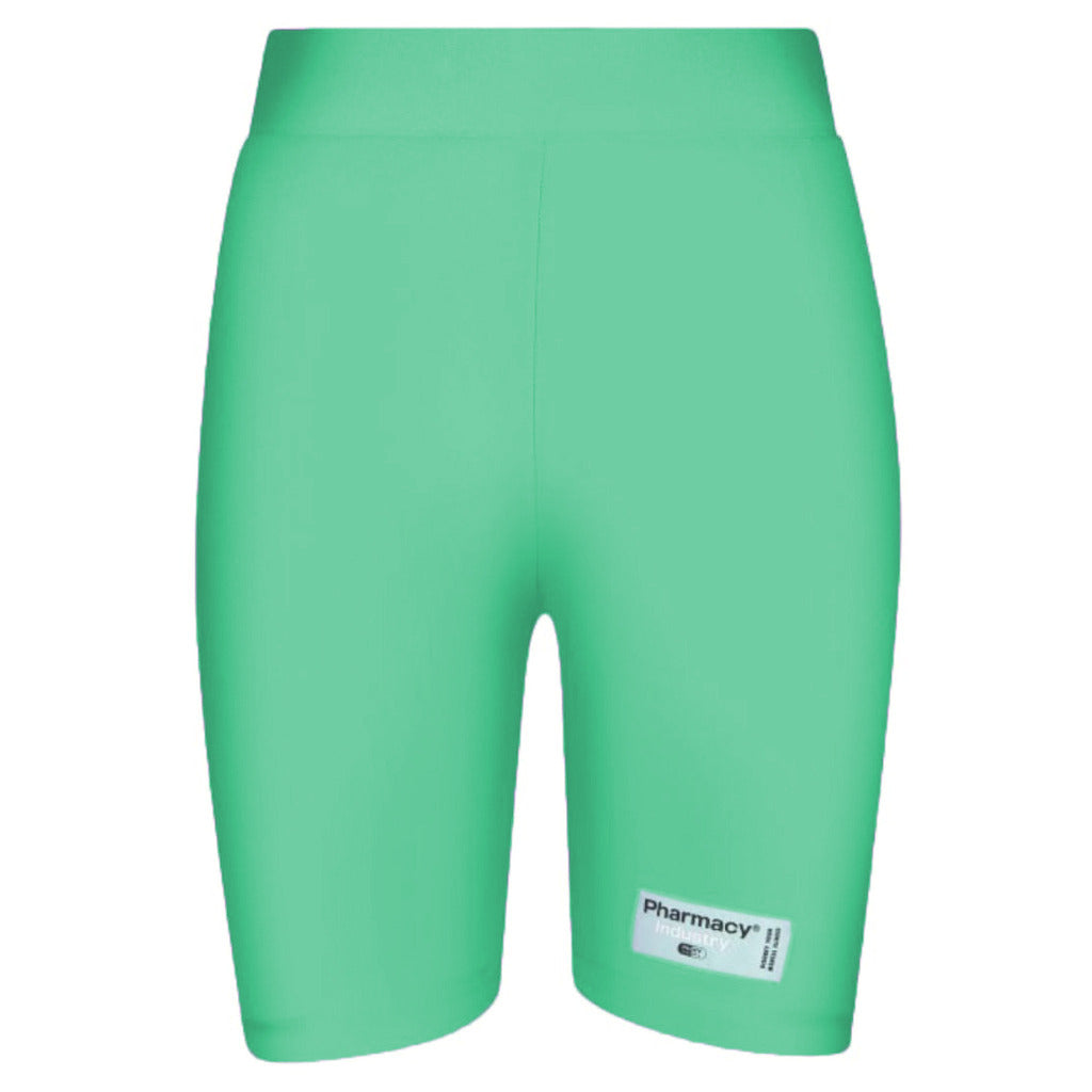 Pharmacy Industry – Lycra Leggings – green front view with label