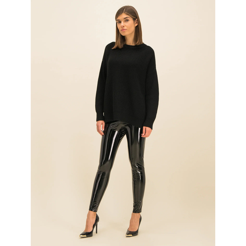 Elisabetta Franchi black trousers, closer product view