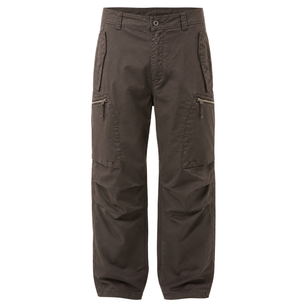 Parajumpers – Bernthal cargo trousers in charcoal grey – front view laid flat