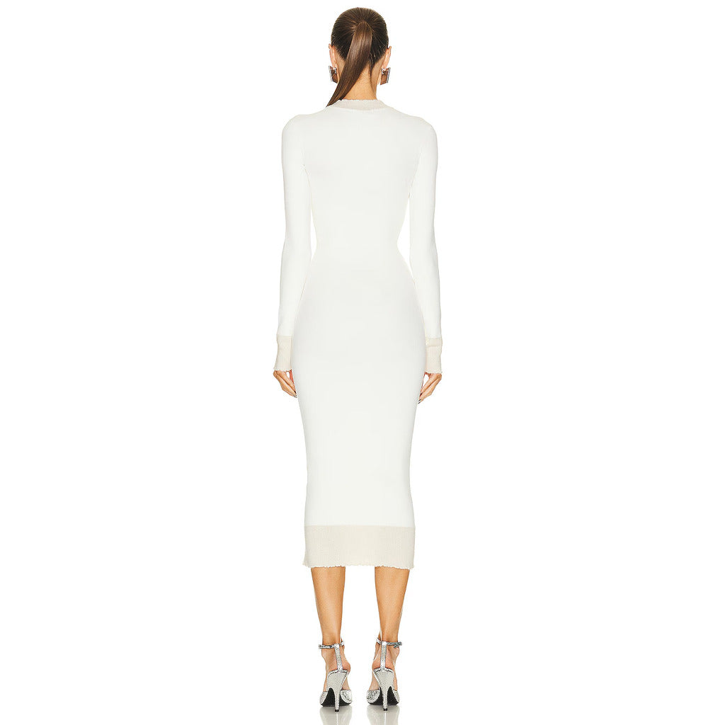 The Attico White Dress