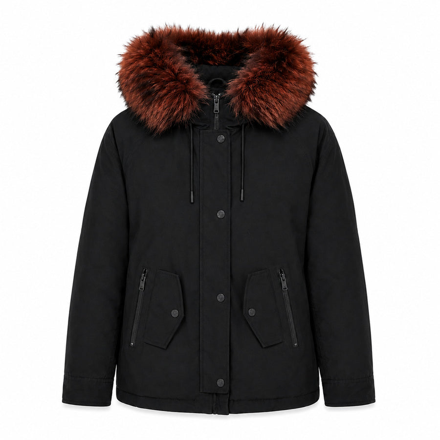 Moose Knuckles Black Canvas Jacket