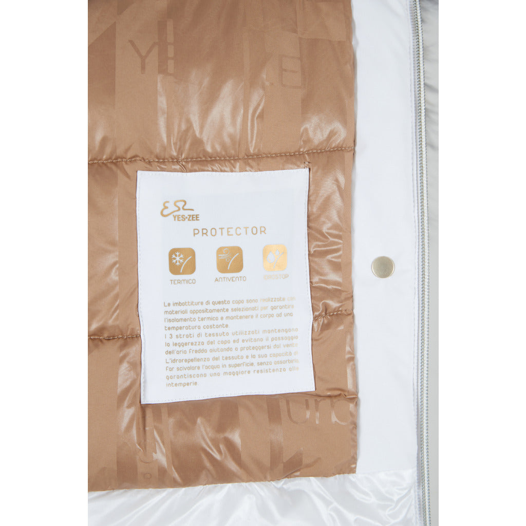 Yes Zee white jacket, further product view