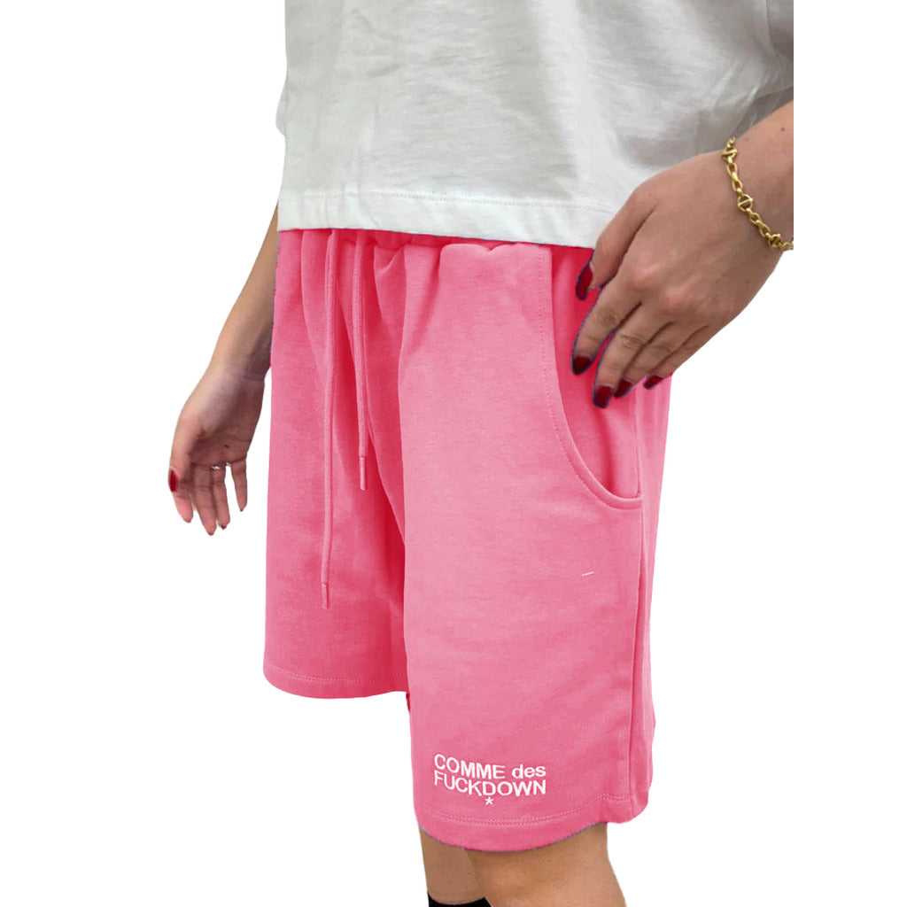Comme Des Fuckdown Logo Embroidered Shorts