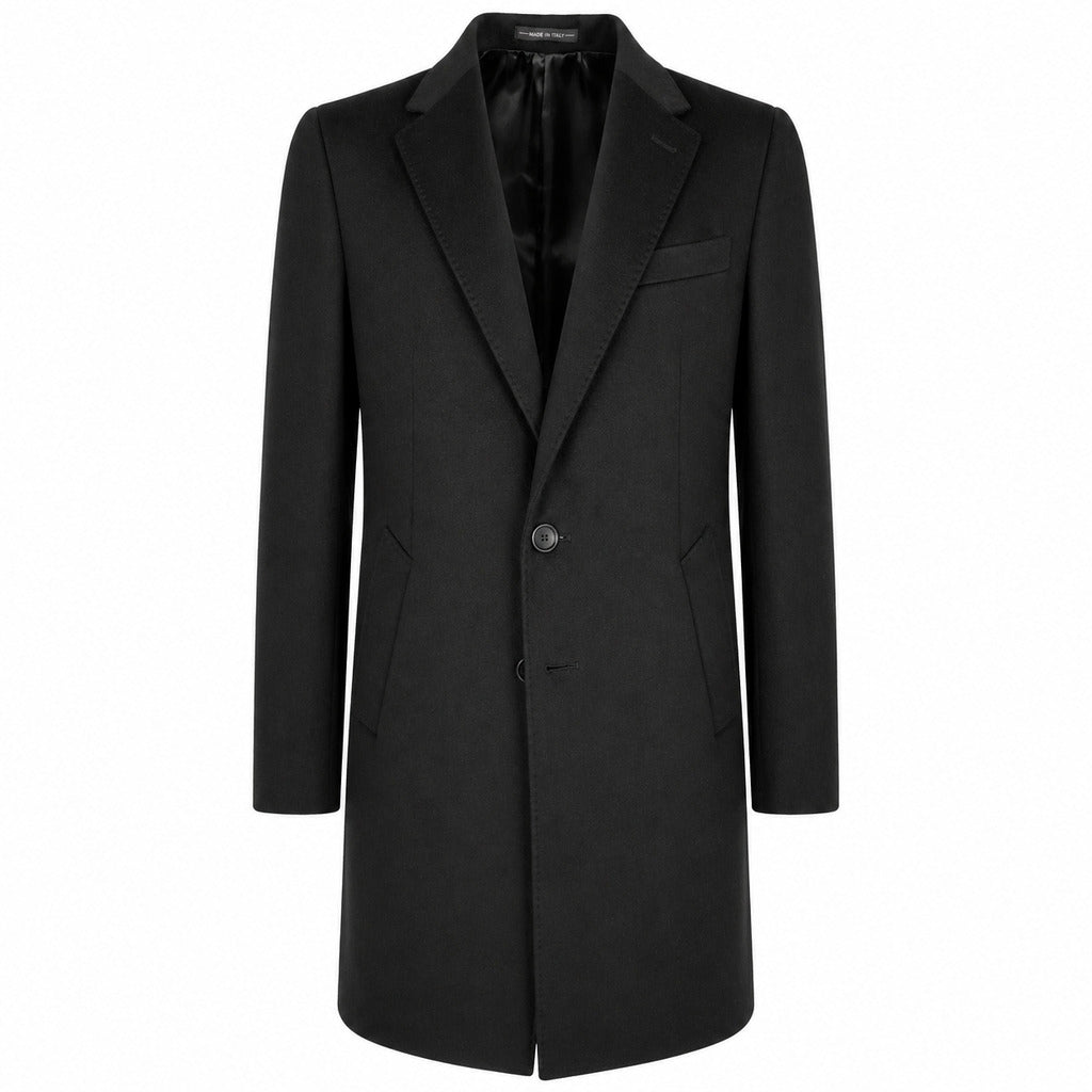 Loro Piana Tessuto – Capolavoro Coat – black front view