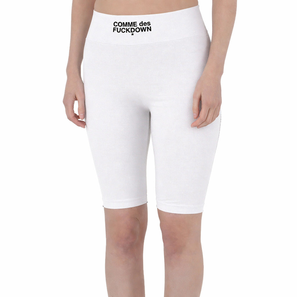 comme des fuckdown - leggings in cotone nero