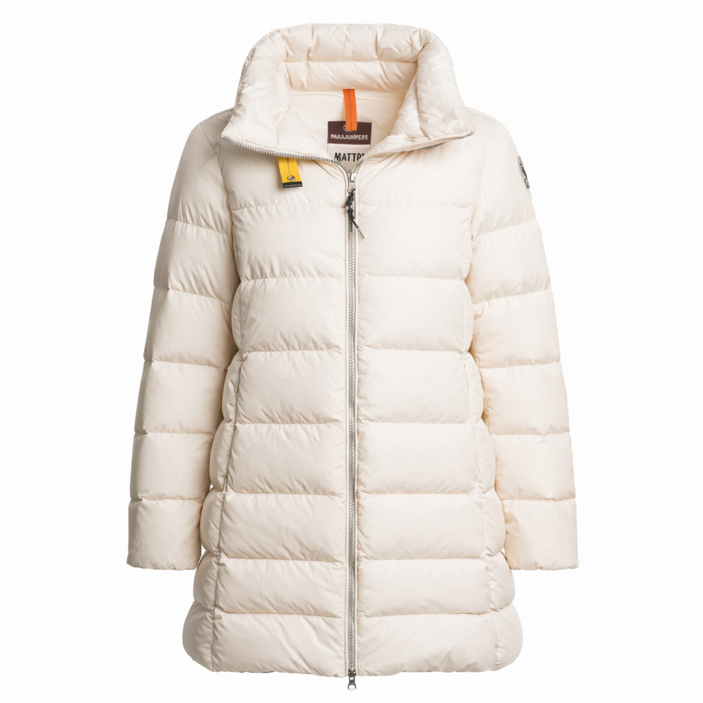 Parajumpers Matte White Quilted Jacket