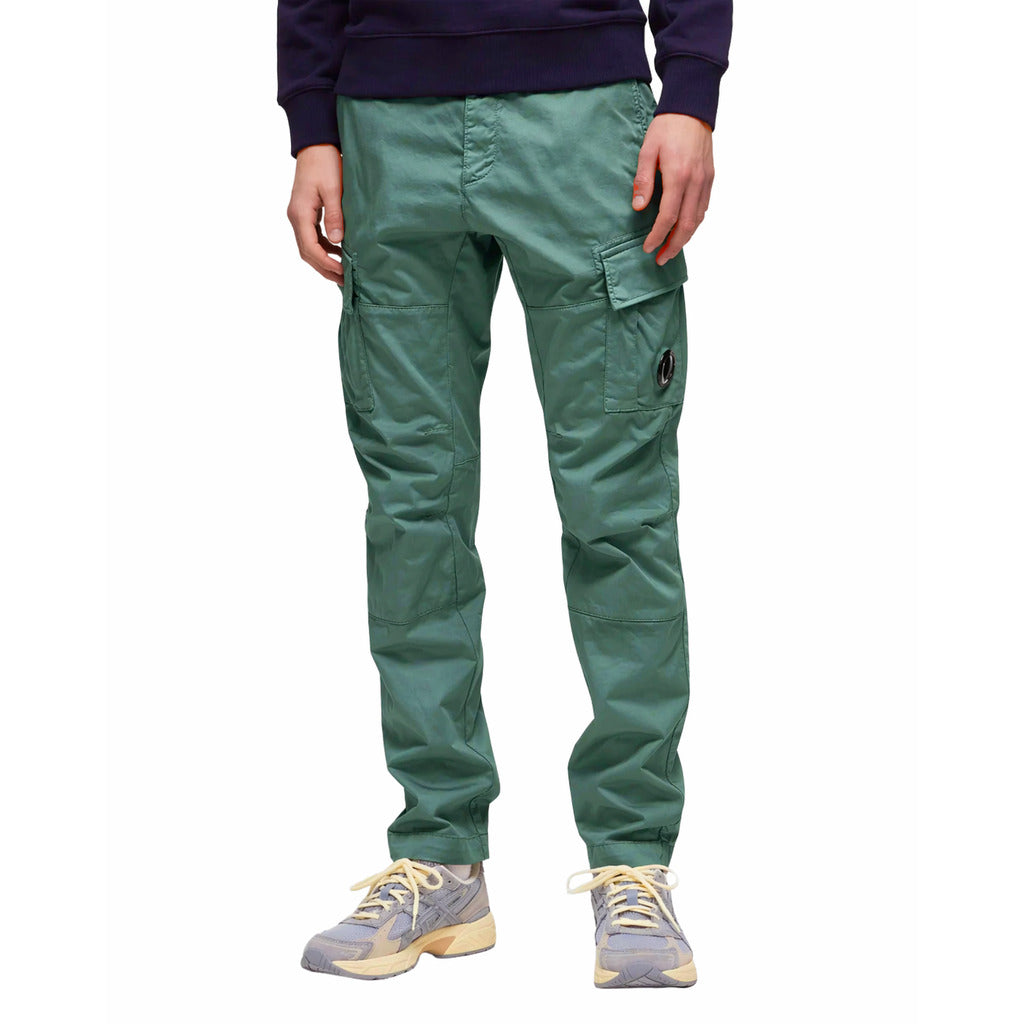 C.P. Company Cargo Trousers in Green Cotton