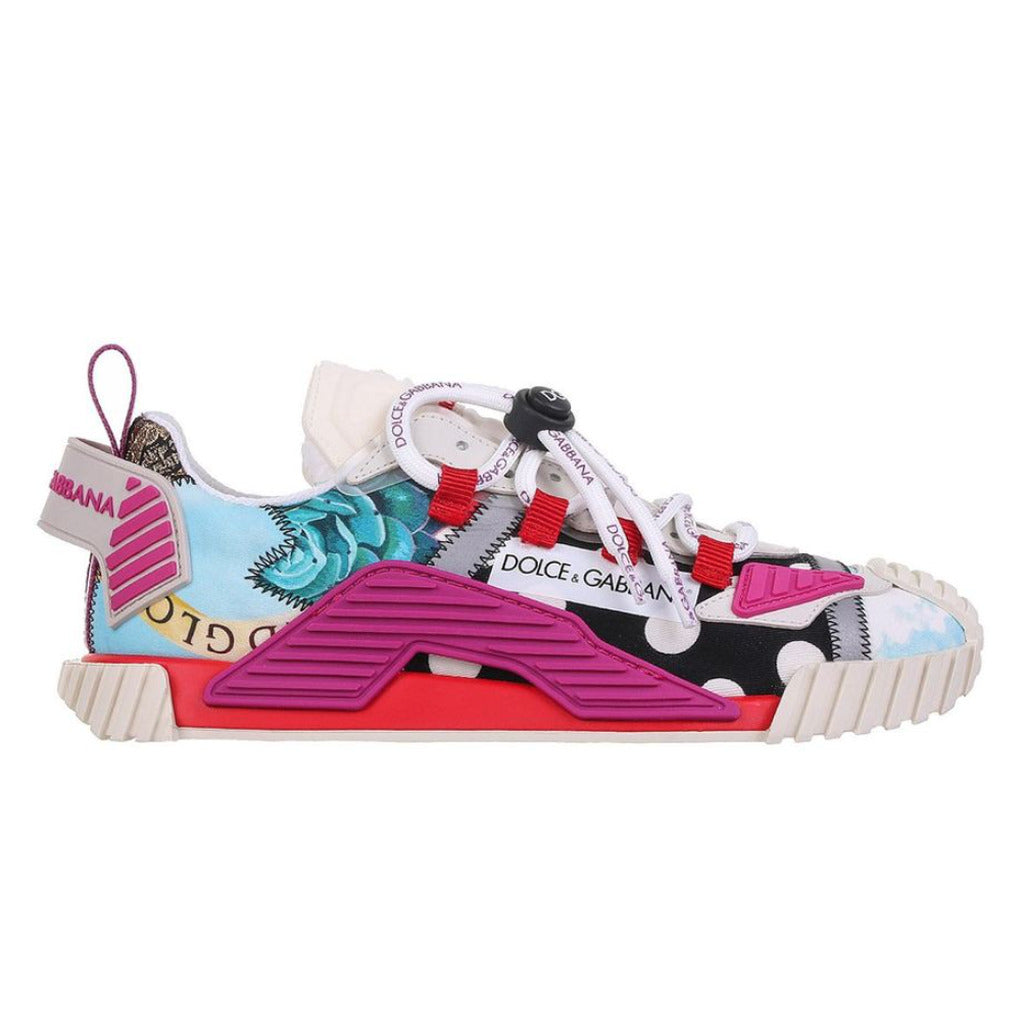 dolce & gabbana - sneaker bassa patch multi
