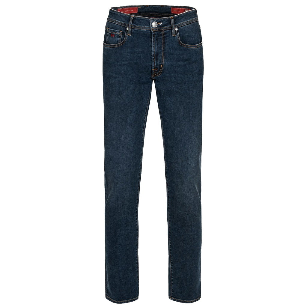 Tramarossa – Michelangelo navy jeans – front flat lay with five-pocket design