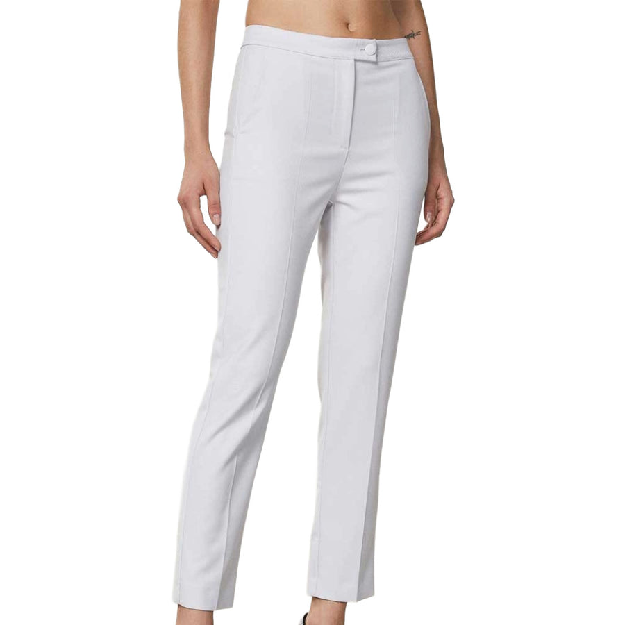 Patrizia Pepe – Eldorado white trousers – front view on model