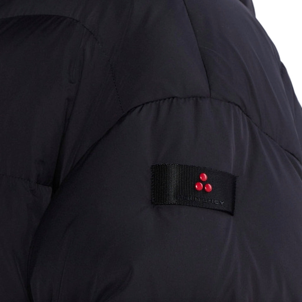 Peuterey Long Black Padded Down Jacket