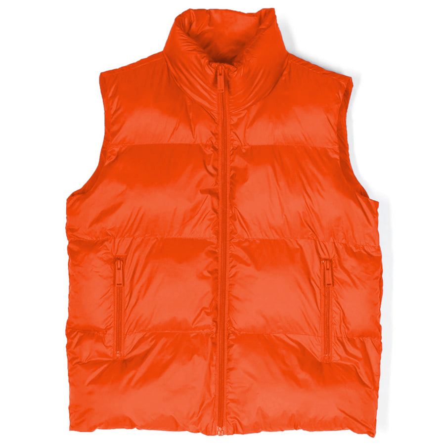 Dsquared2 – DSQ2 Vest – bright orange padded vest, front packshot