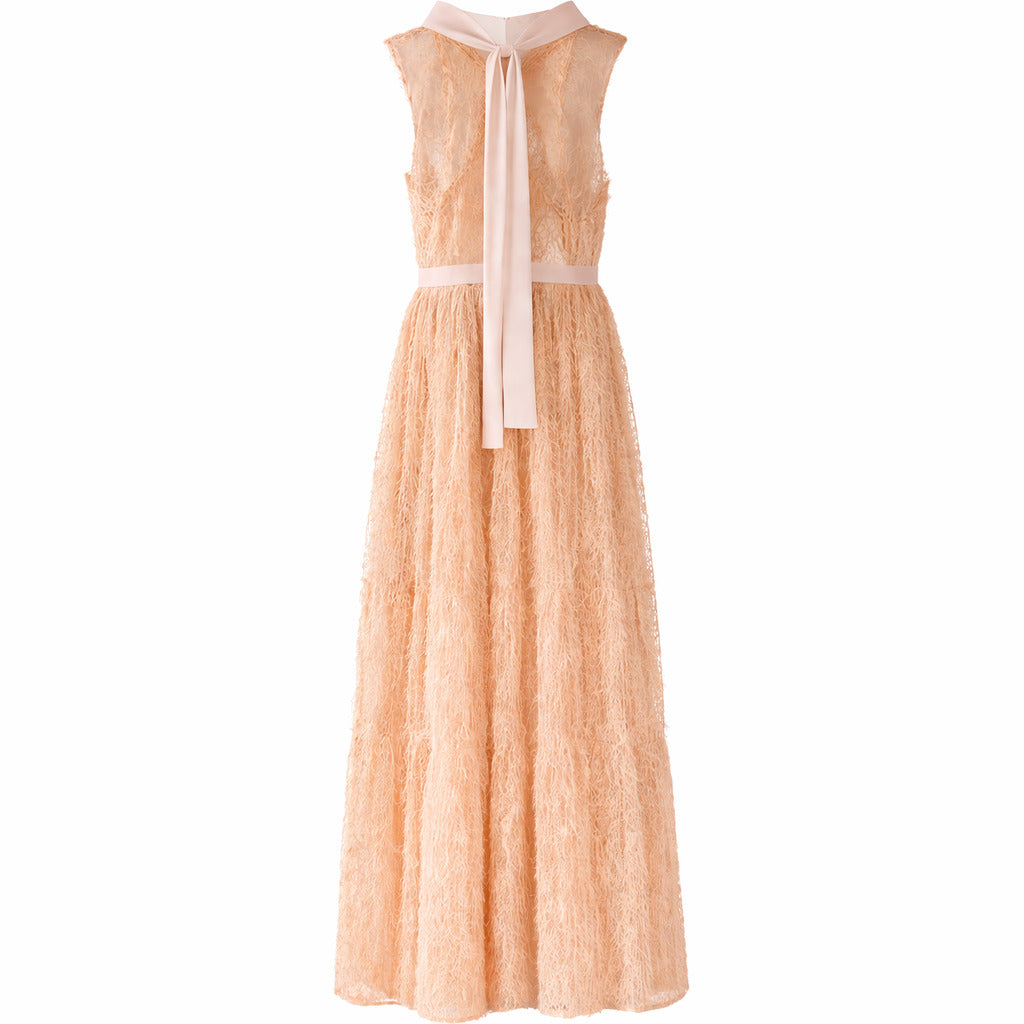 Elisabetta Franchi Lace Dress in Pink