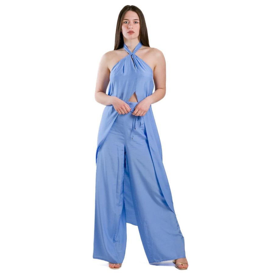 Patrizia Pepe Long Sleeveless Muslin Top