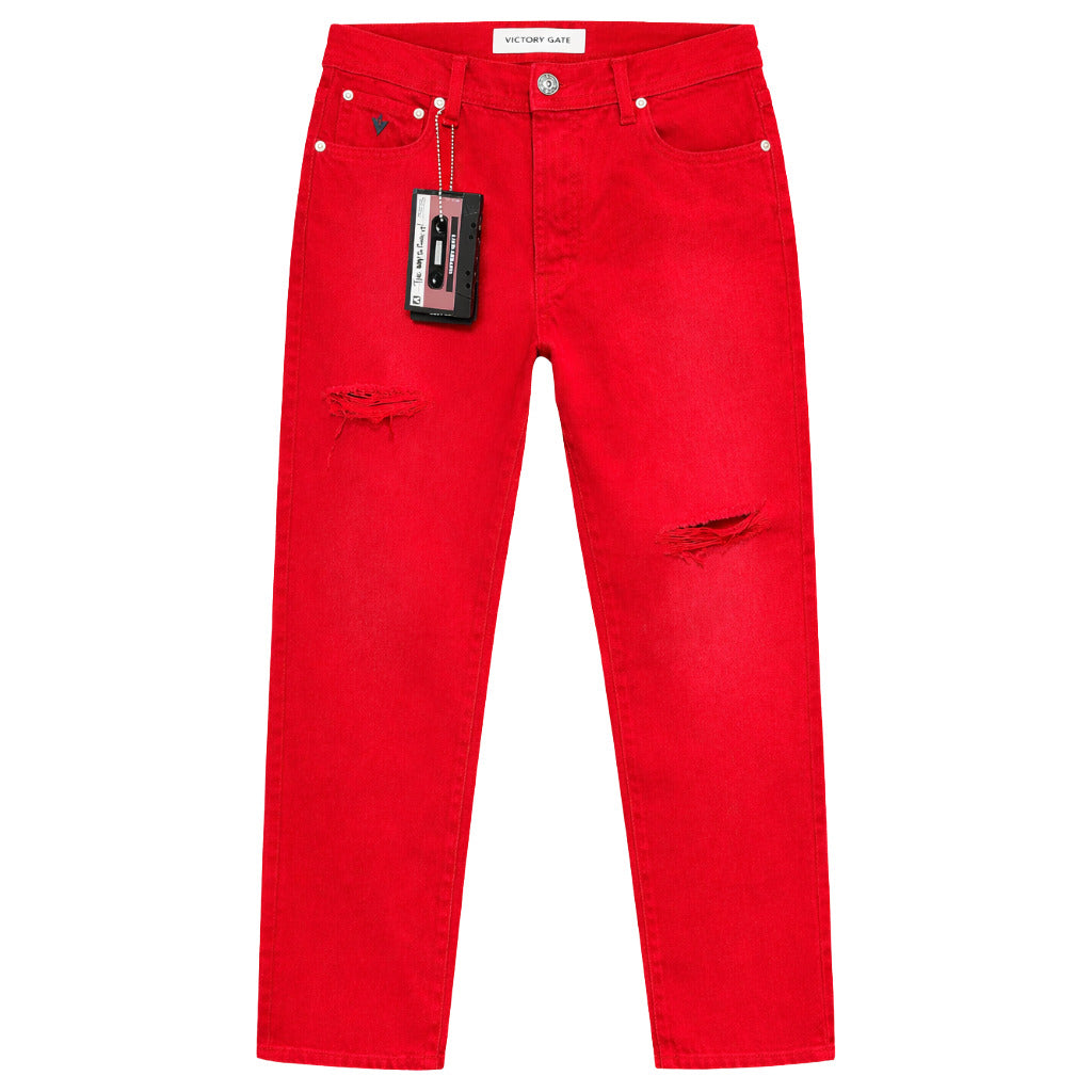 elisabetta franchi - jeans rossi
