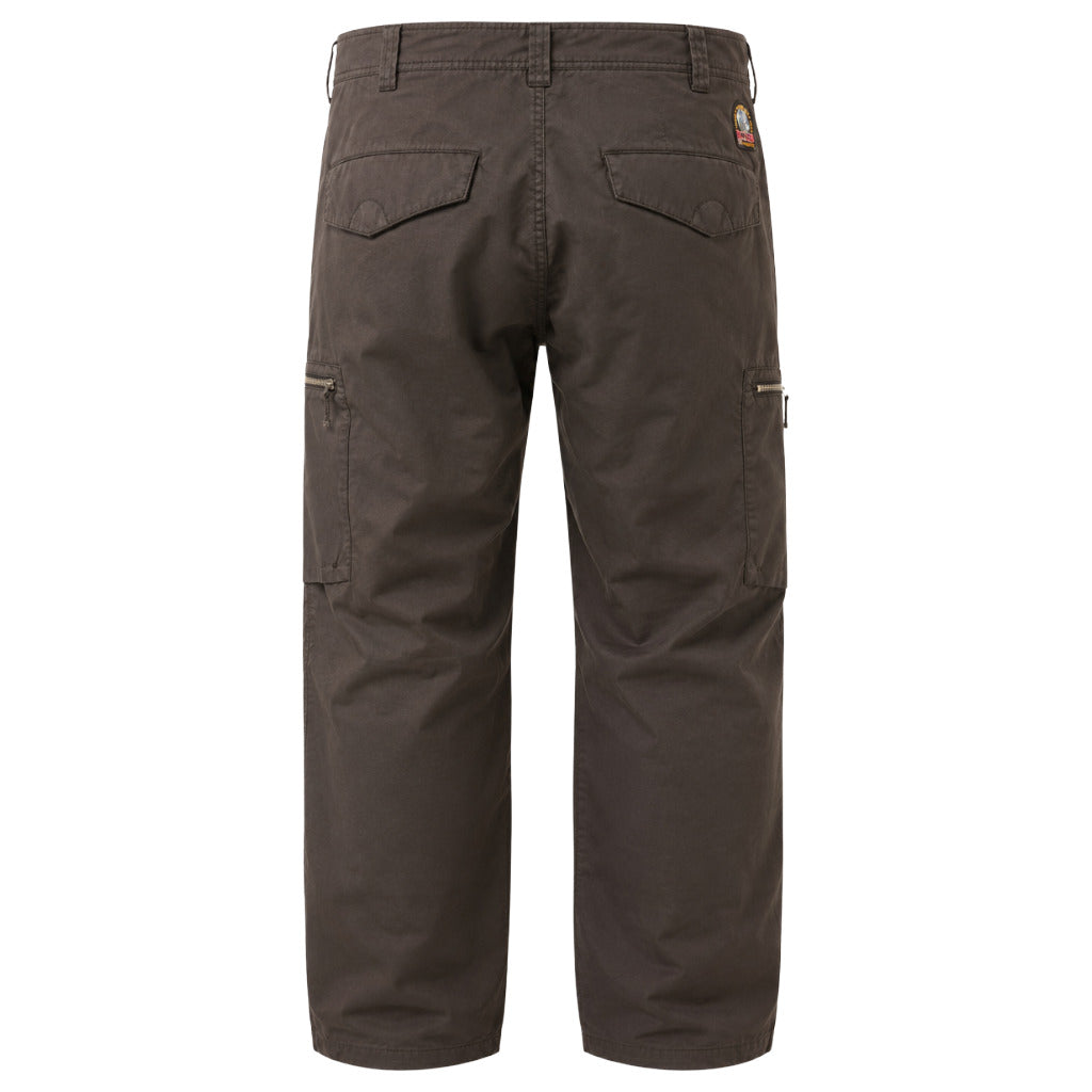 Parajumpers – Bernthal cargo trousers in charcoal grey – back view laid flat